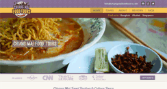 Desktop Screenshot of chiangmaifoodtours.com